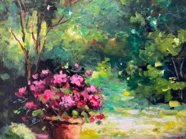 Painting your Garden in Oils & Acrylics with Jacinta Crowley-Long