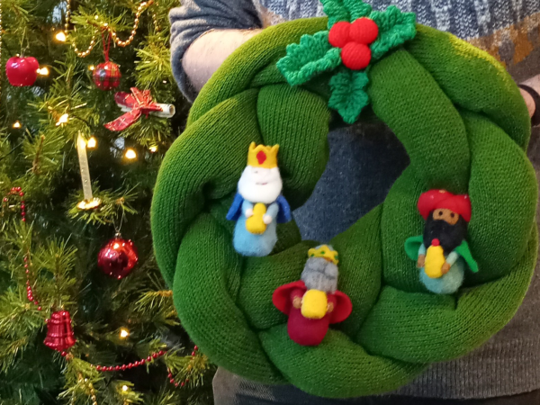Knit Your Own Christmas Wreath Workshop (15th Nov)