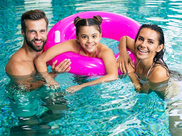 Schools out family pool party ( Max one family ticket per booking)