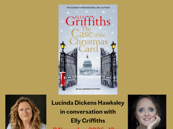 VIRTUAL: Time Travelling with Dickens. With Elly Griffiths.