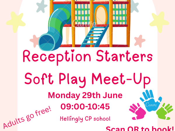 Hellingly CP school - Reception Starters Soft Play Meet-Up