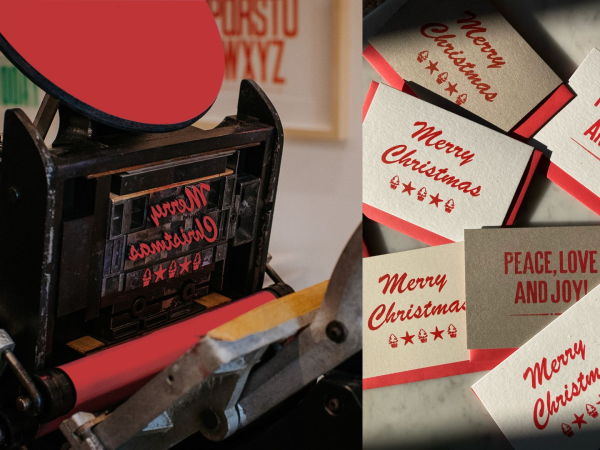 Festive Letterpress Card and Gift Tag Printing Workshop with Green Machine Creative - 21st November 10-12:00
