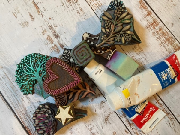Block Printing workshop with Sue Welfare