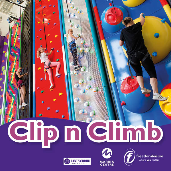 Buy SEND Clip 'n Climb Tickets online Freedom Leisure Marina Leisure Centre