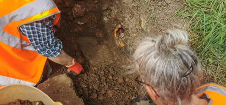 York Archaeology Training Excavation - School Green - Friday Taster