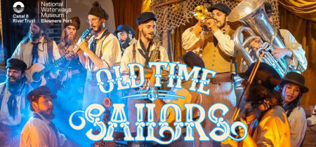 'Old Time Sailors' in concert at the National Waterways Museum, Ellesmere Port. Friday 17 May 2024