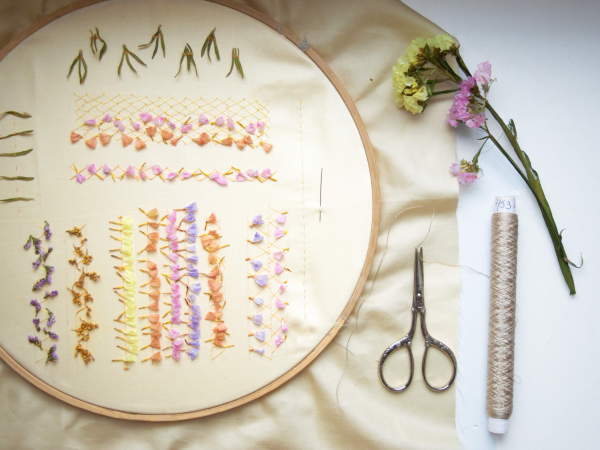 Stitching with Nature: A Botanical Embroidery Workshop