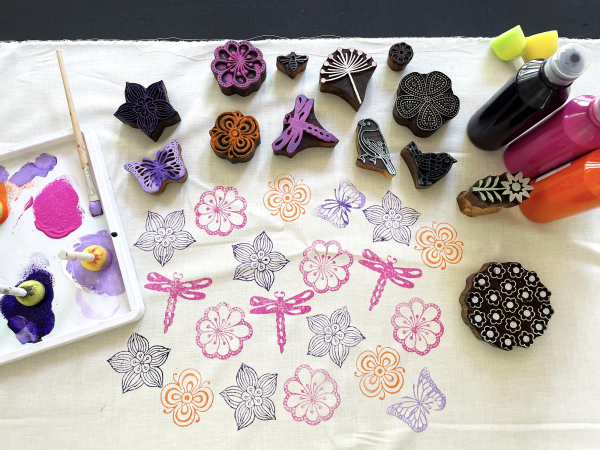 Indian Wood Block Printing Workshop at Barton Grange