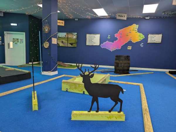 Play our 13 hole course