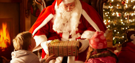 Santa's Grotto with Bear Making, Letter Writing & Bauble Colouring