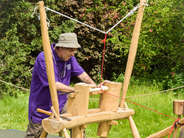Volunteer week 2026: Green woodworking showcase