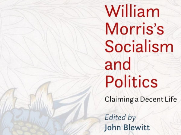 Front cover, William Morris's Socialism and Politics