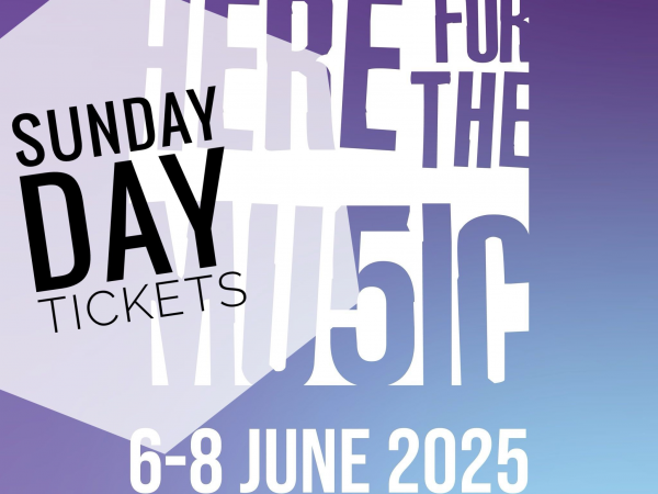 DAY TICKETS - Sunday 8th June