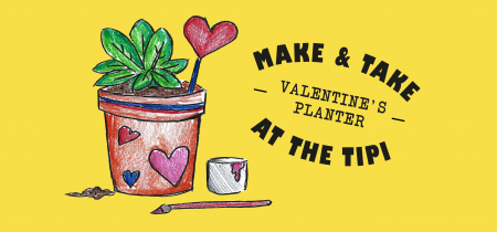 Make & Take at the Tipi: Valentine Planter