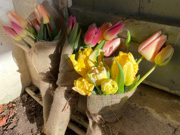 Summer Blossoms Flower Arranging