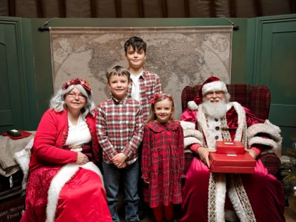 Meet Mr and Mrs Claus at the Yuletide Yurt