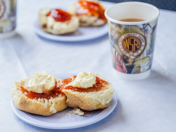 Steam Train Travel with Cream Tea (Somerset)