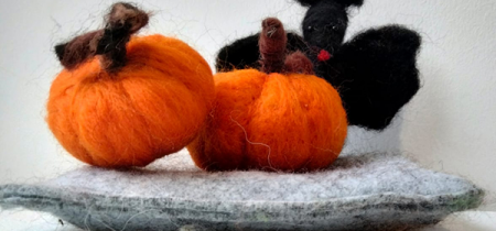 Halloween needle felting