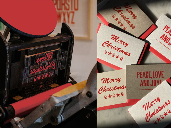 Festive Letterpress Card Printing Workshop with Green Machine Creative - Sunday 23rd November