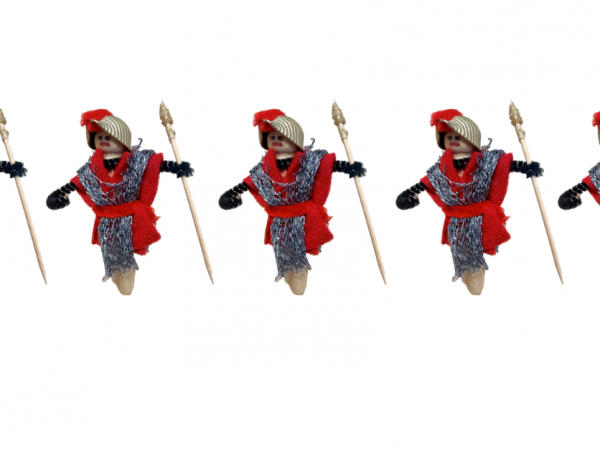 Make a Roman Soldier Peg Doll Action Figure