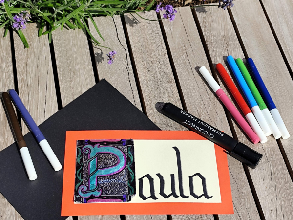 Heritage Week Workshops: Letter Illumination