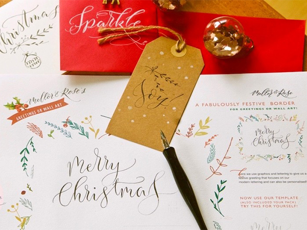 Christmas Calligraphy Workshop