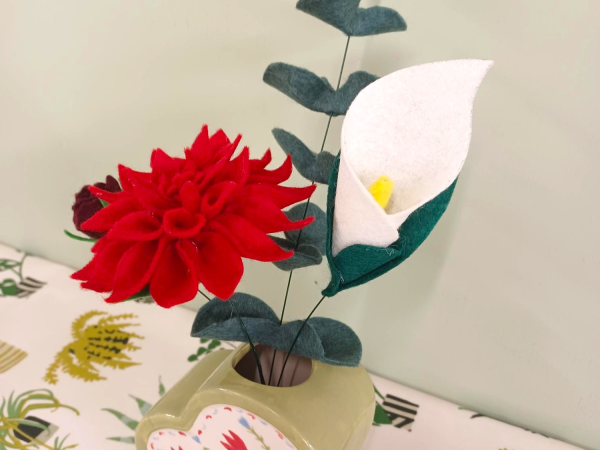 Felt Flower Bouquet Workshop at Yarnton 14th August