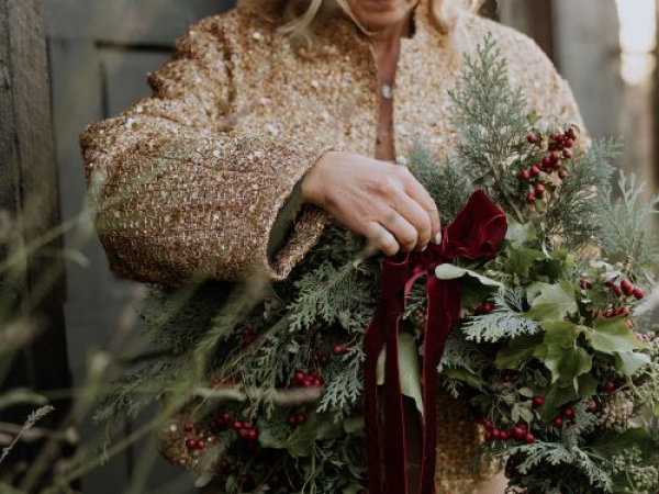 Luxury Wreath Workshop with Periwinkle Barn