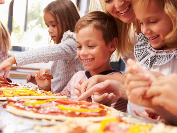 Children's Create & Design a Pizza!