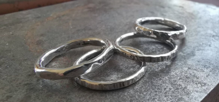 Make a Silver Ring Stack