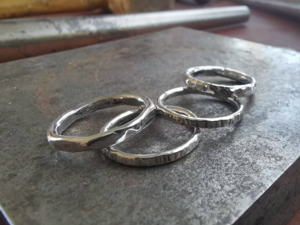 Make a Silver Ring Stack