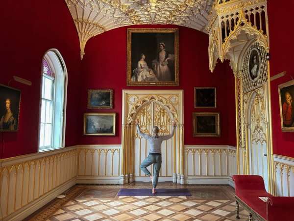 Yoga in the Gallery at Strawberry Hill House