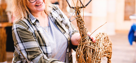 Stag Willow Weaving with Emma Stothard 2025