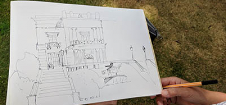 Workshop: Sketching day in Bishop Palace's grounds