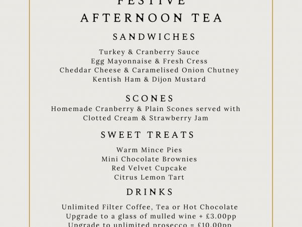 Festive Cream Tea