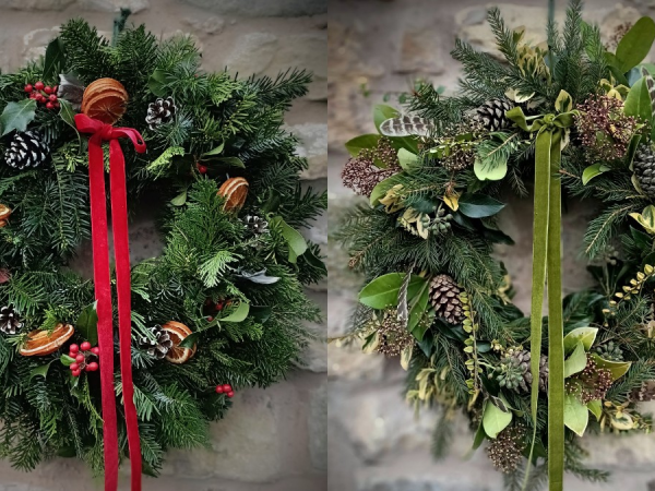 Wreath Making in the Camellia House