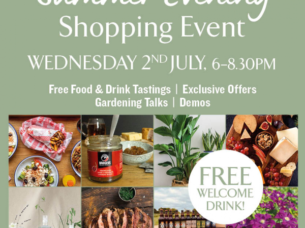 Summer Evening Shopping Event at Coton Orchard