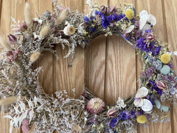 Summer Dried Flower Wreath Workshop