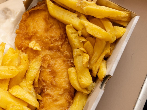 Steam Train Travel with Fish & Chips (Denbighshire, Wales)