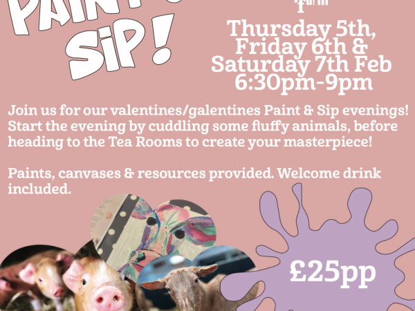 Valentine's Paint & Sip (5th, 6th & 7th Feb)