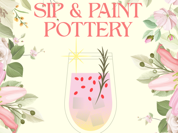 Sip & Paint at The Potting Shed Studio Huntingdon