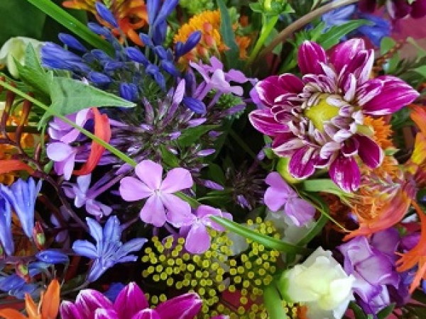 Spring Flower Bouquet Making