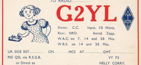 23 Aug – Amateur Radio Archive material for Barbara Dunn and Nell Corry