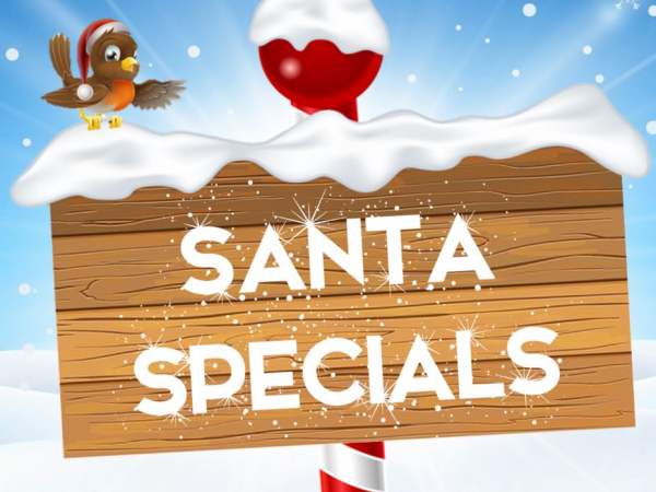 Santa Special Tickets; please see timetable when booking.