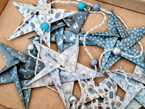 Christmas Star Garland