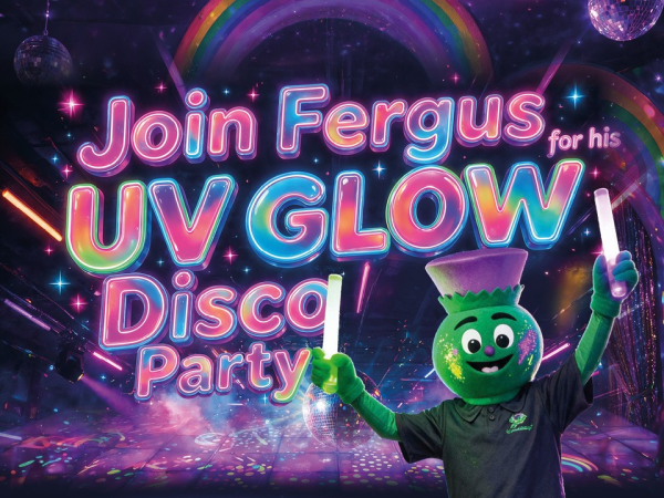 Fergus's UV Glow Disco Party