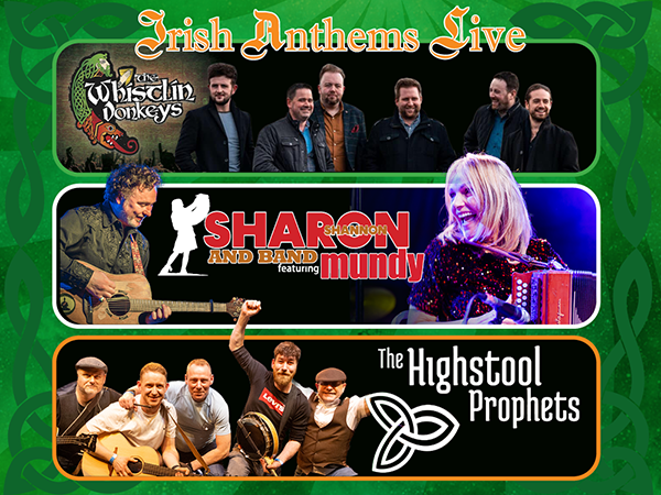 The Whistlin' Donkeys |Sharon Shannon & Band Ft. Mundy |The Highstool Prophets