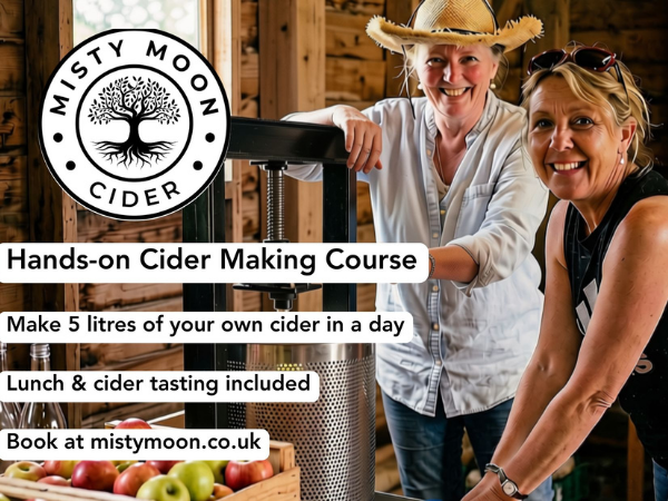 Cider Making Course with Misty Moon Cider