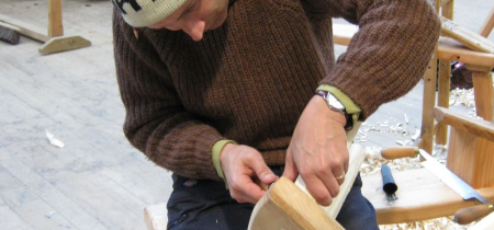 Make a three legged stool: an introduction to chair making