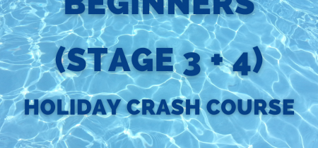 Stage 3+4 (Beginners) School Holiday Group Swim Lessons